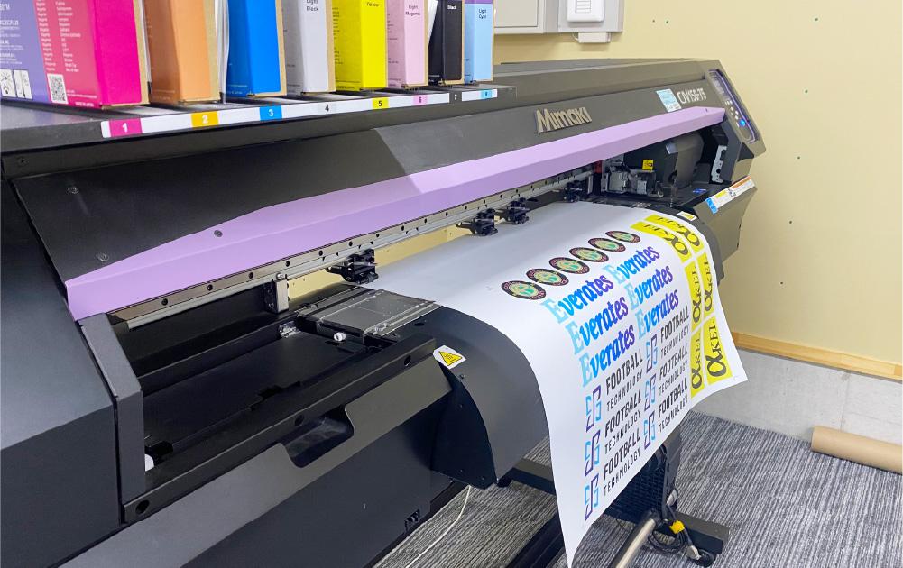 高品質ラバー素材を最新設備で出力イメージ画像