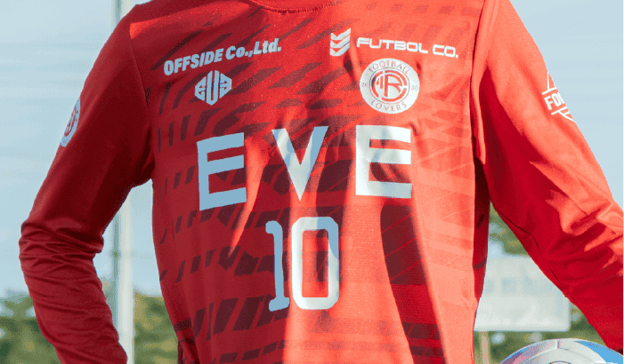 プロ仕様の圧着＆昇華マーキングイメージ画像